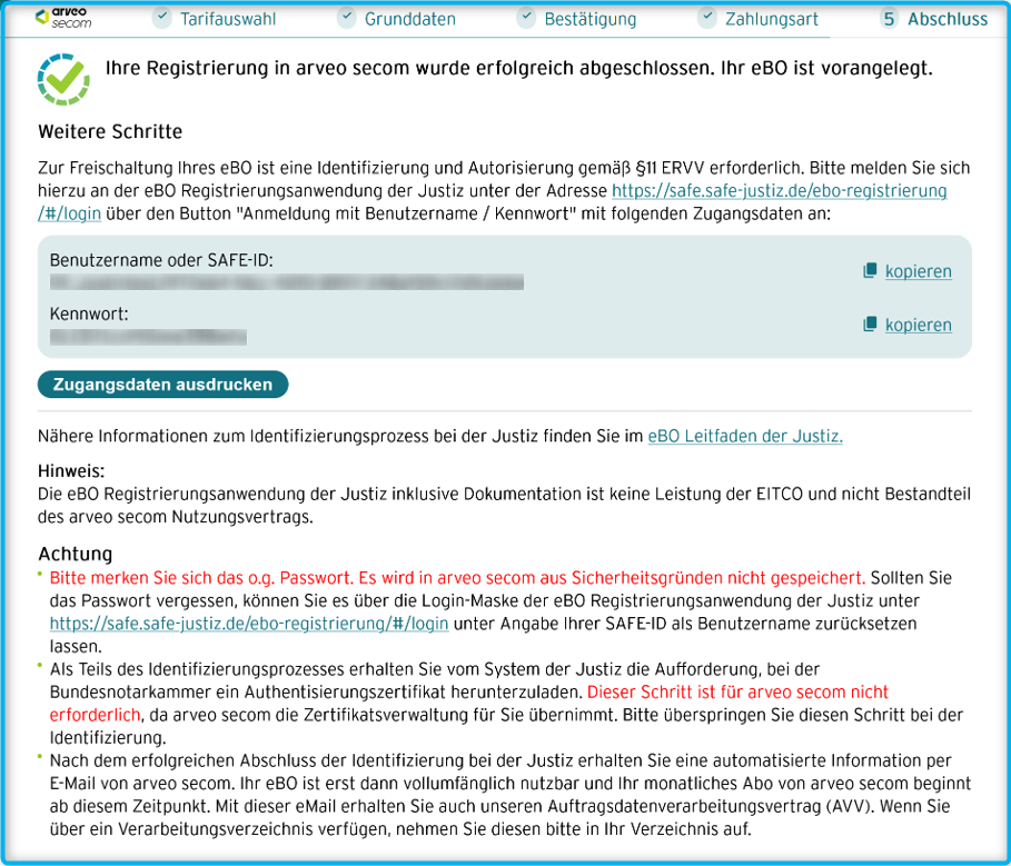 registrierung abschluss b1